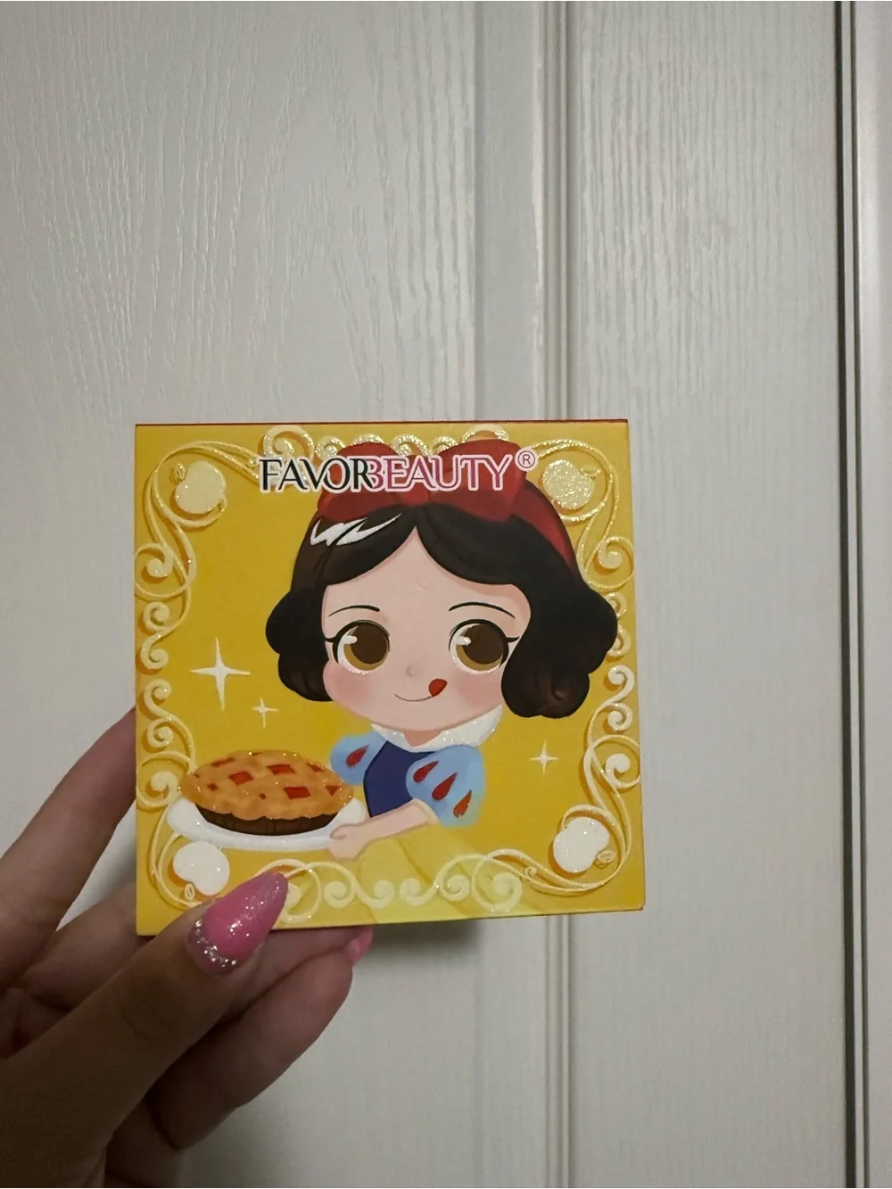 Yellow Snow White Themed Party Favor Box